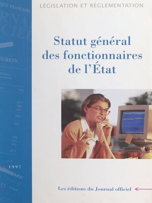 cover image of Statut général des fonctionnaires de l'État